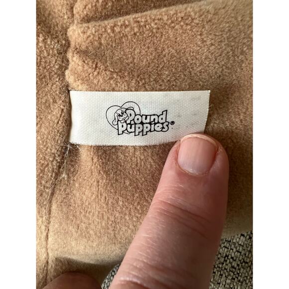 Vintage Galoob Pound Puppies 1997 Plush Dog Puppy Tan Brown Stuffed Animal Toy - Picture 7 of 9